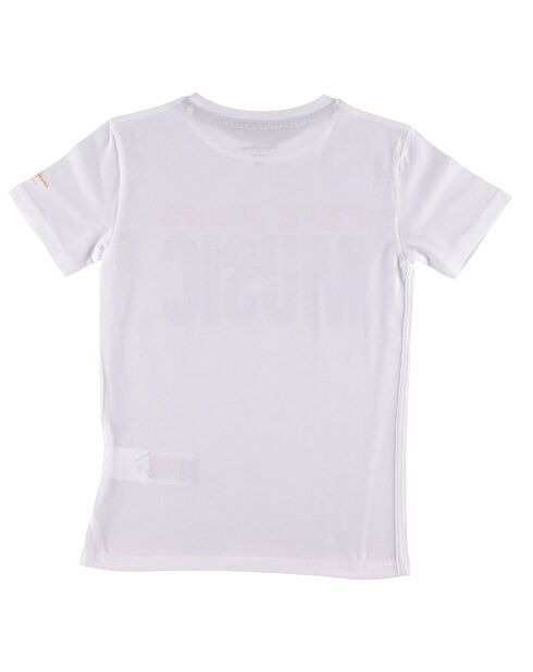 T-Shirt en Coton Music blanc