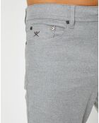 Pantalon en Flanelle 5 Poches gris