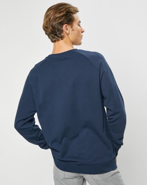 Sweat Raglan Crew bleu marine