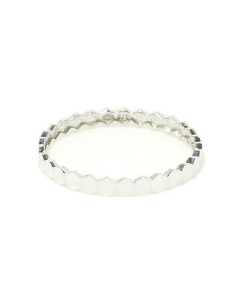 Bague Fiancée or blanc