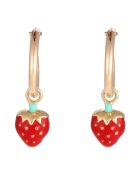 Boucles d'oreilles Enfant Jolie Fraise or jaune