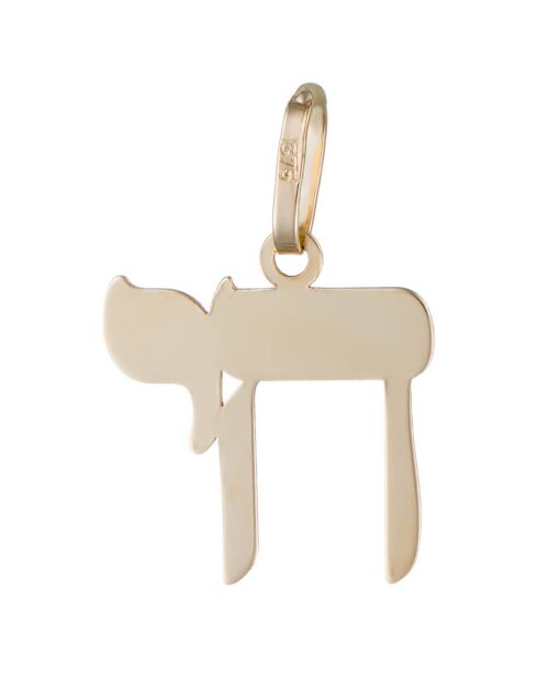 Pendentif Hai or jaune
