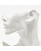 Boucles d'oreilles Goutte Topaze 1.60 ct or jaune