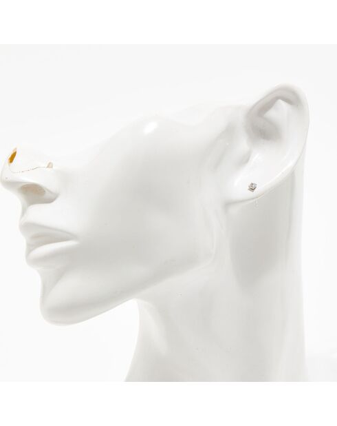 Simply You Zirkonium witgouden oorbellen