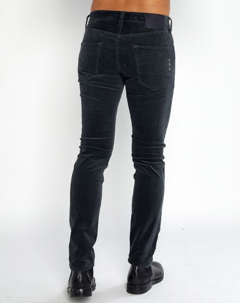 Pantalon 5 Poches en Velours Ralston  gris anthracite