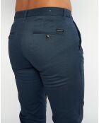 Pantalon Chino Stuart Uni Stretch bleu moyen