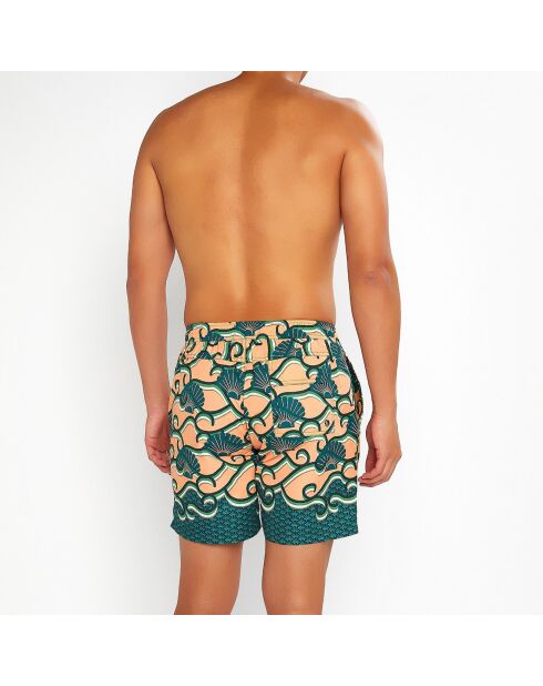 Pantalones cortos de baño con estampado multicolor