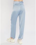 Pantalon Tailored Satiné bleu clair