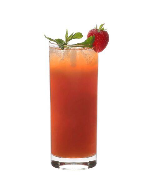 6 transparente Longdrinkgläser - 36 cl