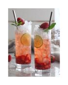 6 transparente Longdrinkgläser - 36 cl