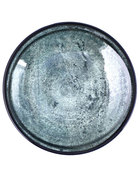 Service de table bleu/vert - 18 pièces