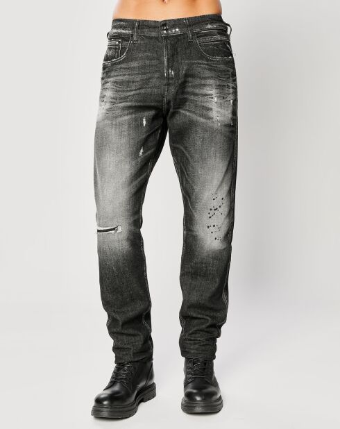 Jean Tapered Tinmar noir délavé
