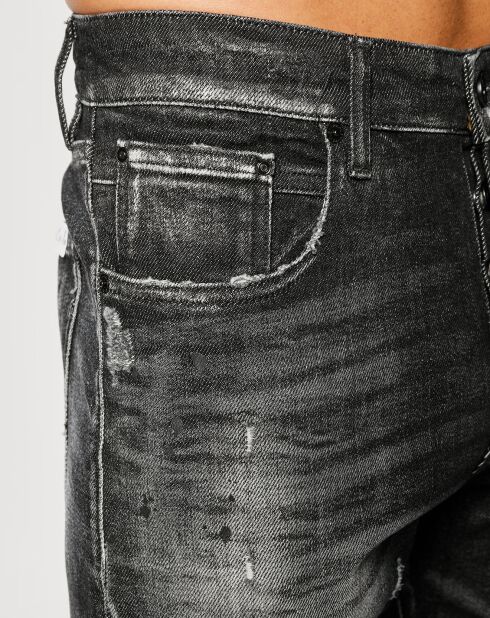 Jean Tapered Tinmar noir délavé