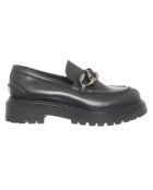 Mocassins en Cuir Donna noirs