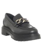 Mocassins en Cuir Donna noirs