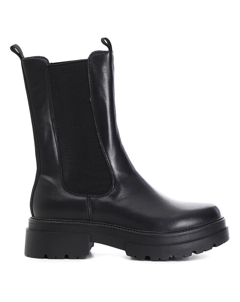 Bottines en Cuir Turin noires