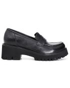 Mocassins en Cuir Giulia noirs
