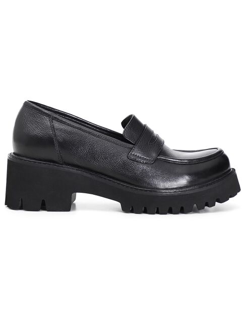 Mocassins en Cuir Giulia noirs