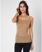 Caraco en Laine & Soie beige