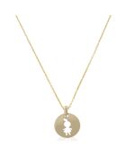 Kinderanhänger aus Gelbgold für kleine Mädchen