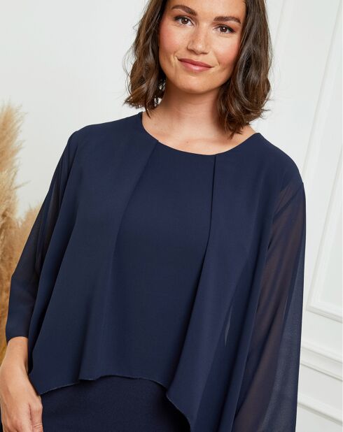 Robe Lena bleu marine