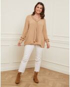 Chemise Anita camel