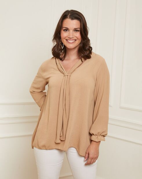 Chemise Anita camel