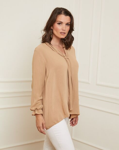 Chemise Anita camel