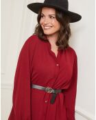 Robe Carole rouge bordeaux