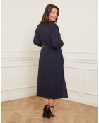 Robe Carole bleu marine