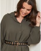 Chemise Bouna vert kaki