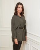 Chemise Bouna vert kaki
