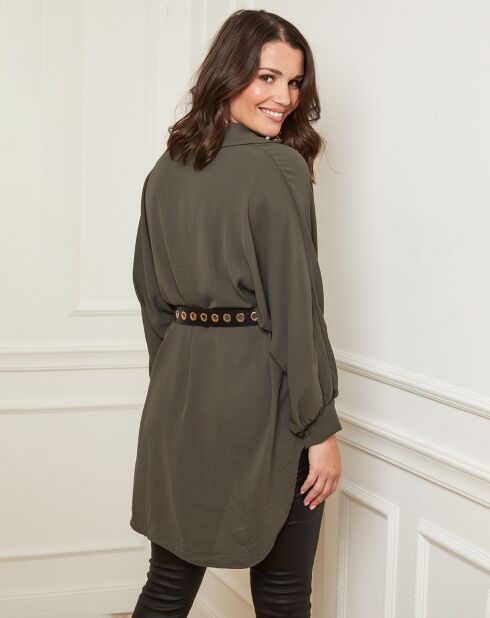 Chemise Bouna vert kaki
