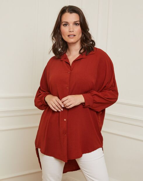 Chemise Bouna rouille