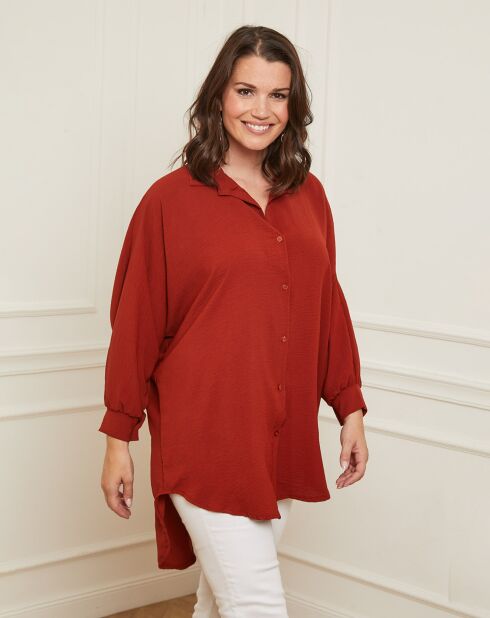 Chemise Bouna rouille