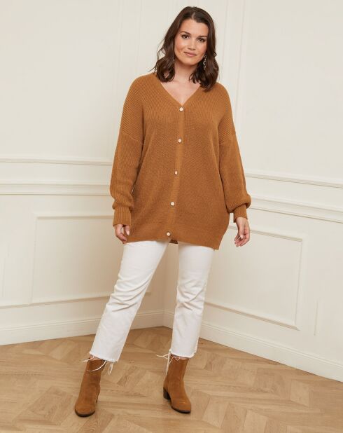 Gilet Lewane camel