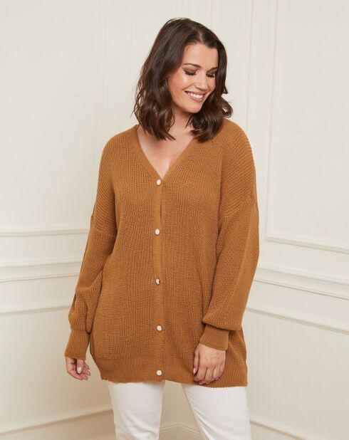 Gilet Lewane camel
