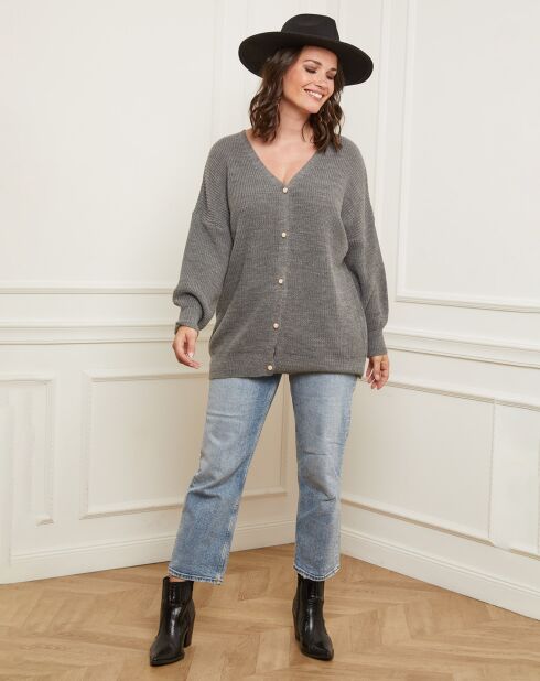 Gilet Lewane gris