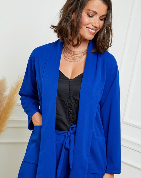 Ensemble Pantalon & Veste Leana bleu royal