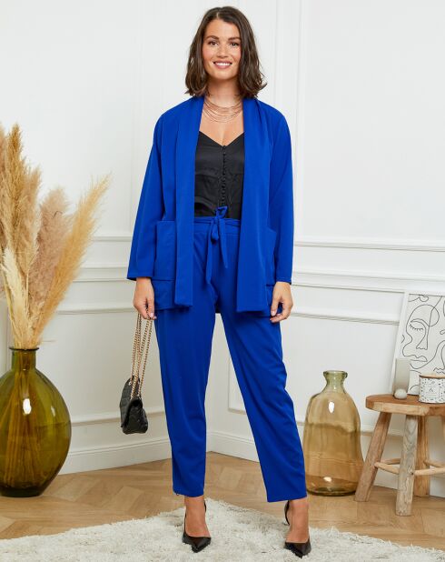 Ensemble Pantalon & Veste Leana bleu royal