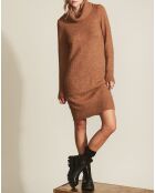 Robe Pull en Maille mélangée Hannah camel