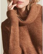 Robe Pull en Maille mélangée Hannah camel