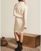 Robe Pull en Maille mélangée Hannah écrue