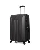 3 Valises 4 roues simples Brooklyn 55/65/75 cm gris foncé