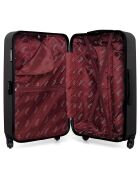 3 Valises 4 roues simples Brooklyn 55/65/75 cm gris foncé