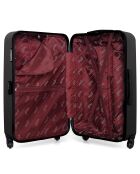 Valise Moyen Séjour 4 roues simples Brooklyn 65 cm gris foncé