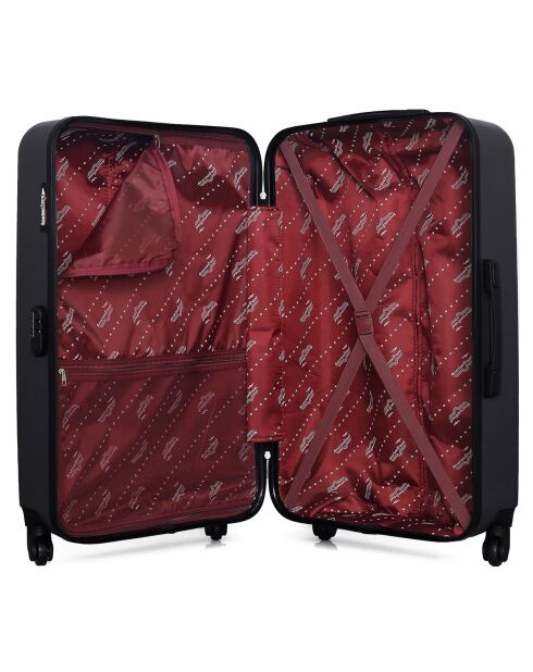 Bronx Long-Stay-Koffer mit 4 Rädern, 75 cm, schwarz