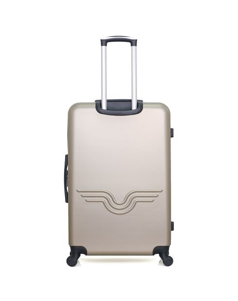 Bronx Long Stay Koffer met 4 enkele wielen 75 cm beige
