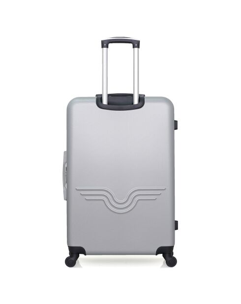 Bronx Reisekoffer mit 4 Rädern, 75 cm, mit einem Rad, Grau