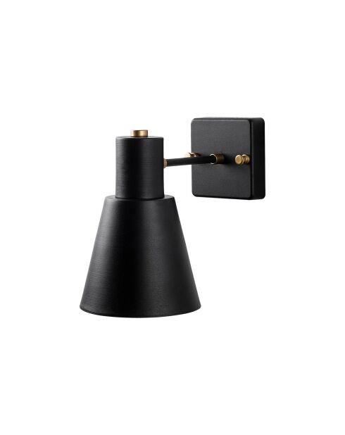 Applique murale Funnel noire - 14x24x21 cm